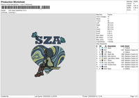 Sza2303 Embroidery File 6 sizes