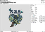 Sza2303 Embroidery File 6 sizes