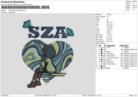 Sza2303 Embroidery File 6 sizes