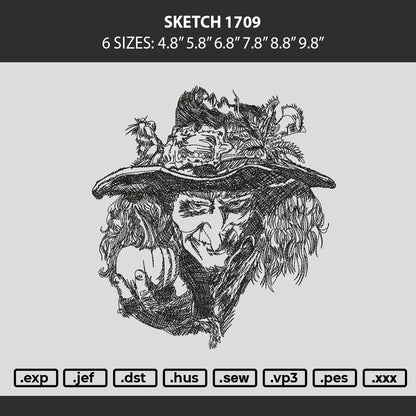 Photoembro 1709 Embroidery Machine Design File 6 sizes