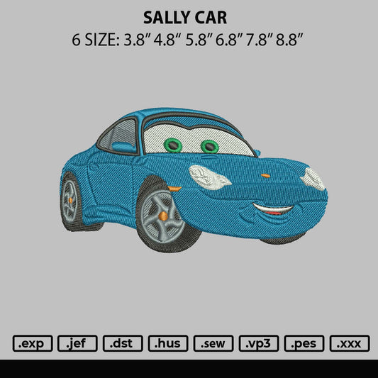 Sally Ca Embroidery File 6 sizes
