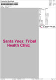 Santatext 1708 Embroidery File 6 sizes
