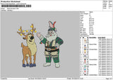 Santadeer 1612 Embroidery File 6 sizes