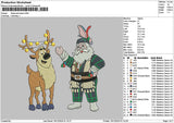 Santadeer 1612 Embroidery File 6 sizes