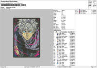 Gojo0112 Rectangle Embroidery File 6 sizes