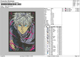 Gojo0112 Rectangle Embroidery File 6 sizes