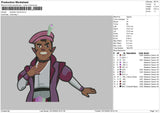 Scanlan Anime Embroidery file 6 sizes