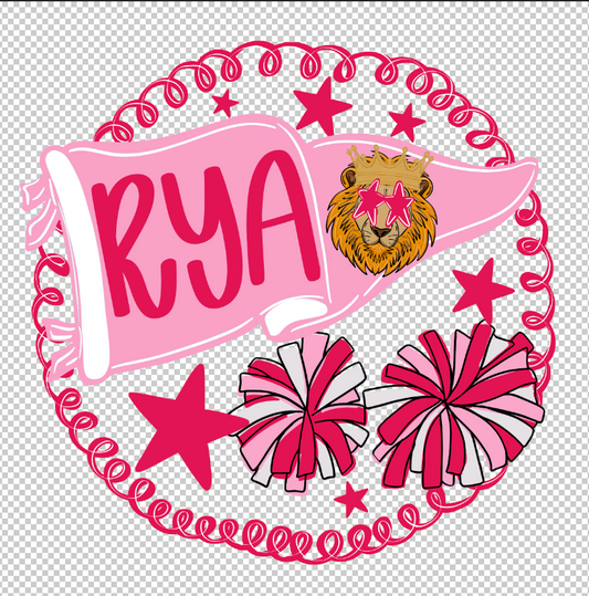 RYA transparant vector image Printable 2 files
