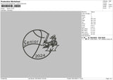 Senior 24 Embroidery File 6 sizes