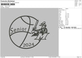 Senior 24 Embroidery File 6 sizes