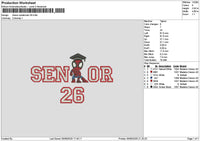 Senior Spider 26 27 Embroidery 2 Files