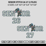 Senior Stitch 26 27 Embroidery 2 Files