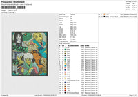 Sennin Embroidery File 4 size