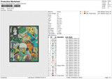 Sennin Embroidery File 4 size