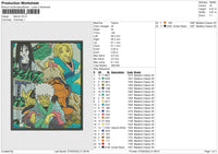 Sennin Embroidery File 4 size
