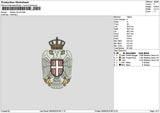 Serbian Armed Embroidery Machine Design File