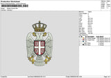 Serbian Armed Embroidery Machine Design File
