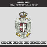 Serbian Armed Embroidery Machine Design File