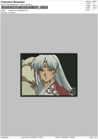 Sesshomaru Embroidery File 5 sizes