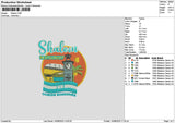 Shalomtext Embroidery File 6 sizes