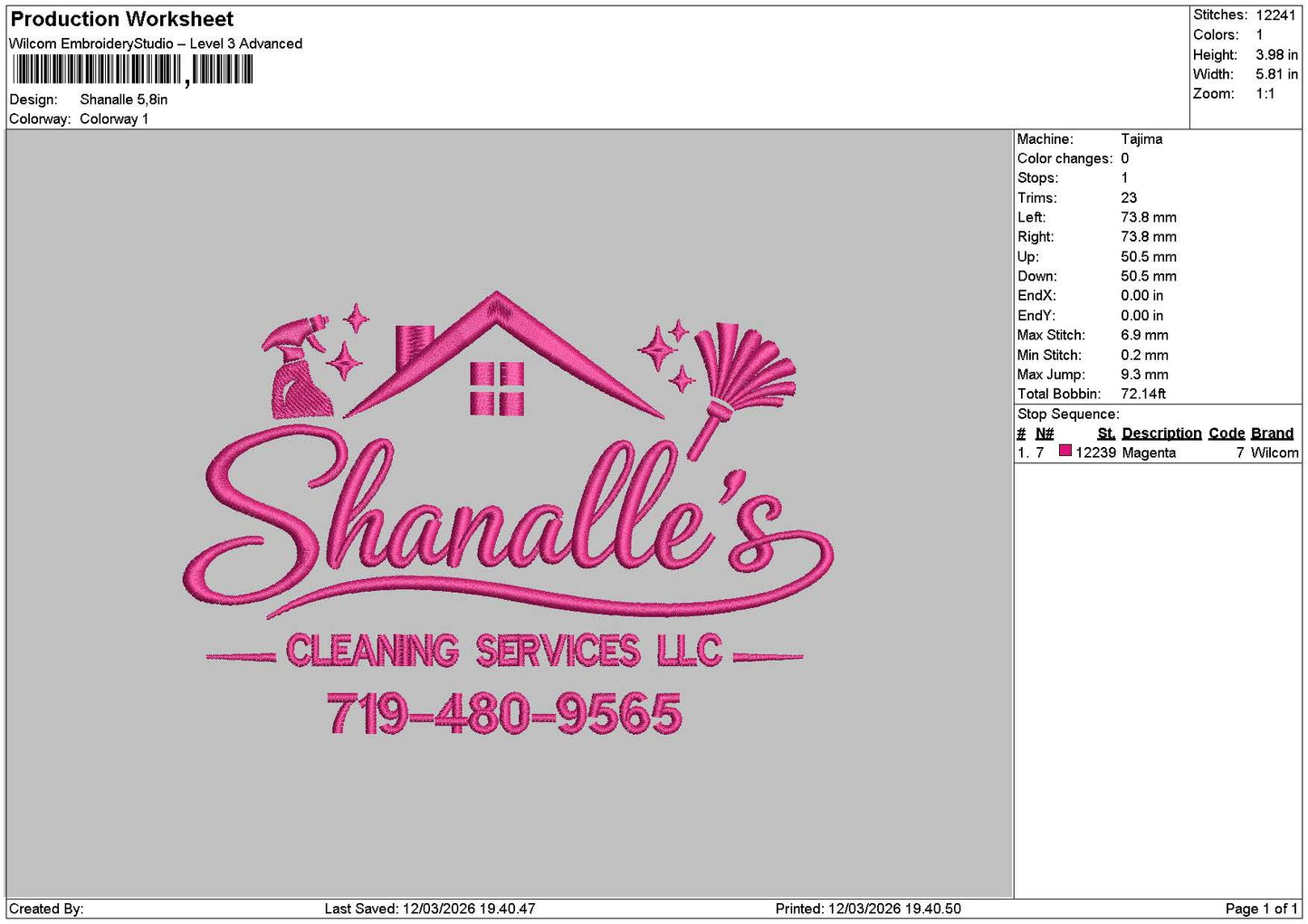 Shanelletext Embroidery File 6 sizes