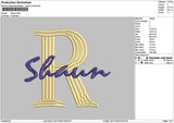 Shauntext Embroidery File 6 sizes