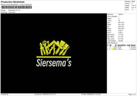 Siersemas V2 Embroidery File 6 sizes
