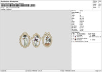 Ducks Halloween Embroidery File 6 sizes