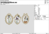Ducks Halloween Embroidery File 6 sizes