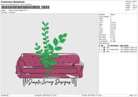 Simple Living Designs Embroidery File 4 sizes