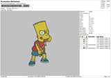 Simpson Sling Embroidery File 6 sizes