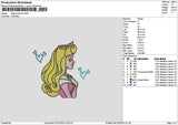 Aurora0812 Embroidery File 6 sizes