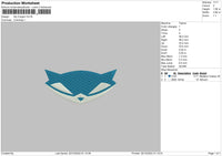 Sly Cooper Embroidery File 6 sizes