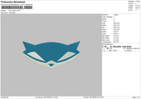 Sly Cooper Embroidery File 6 sizes