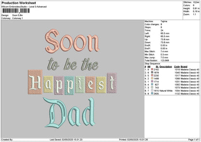 soontext Embroidery File 6 sizes