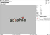 Sophie Embroidery File 4 size