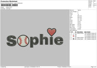 Sophie Embroidery File 4 size