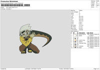 Soul Eater Embroidery File 6 sizes