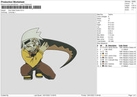 Soul Eater Embroidery File 6 sizes