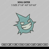 Soul Eater Embroidery File 5 sizes