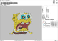 Sponge2603 Embroidery  File 6 sizes