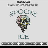 Spooky1607 Embroidery File 6 sizes