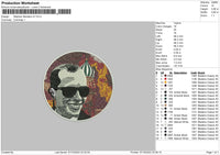 Stephan Bandera V2 Embroidery File 5 sizes