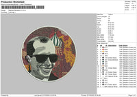 Stephan Bandera V2 Embroidery File 5 sizes