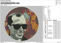 Stephan Bandera V2 Embroidery File 5 sizes