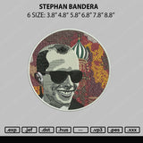 Stephan Bandera V2 Embroidery File 5 sizes