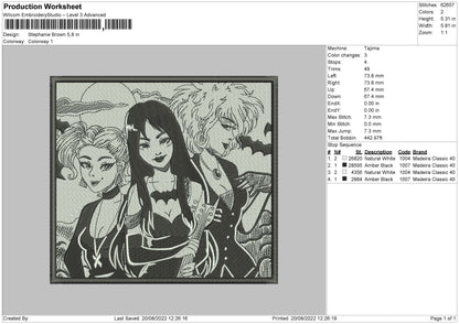 Stephanie Brown Embroidery File 5 sizes
