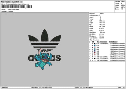 Stitch Sport 2512 Embroidery File 6 sizes