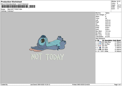 Stitch Text 0601 Embroidery File 6 sizes