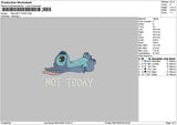 Stitch Text 0601 Embroidery File 6 sizes